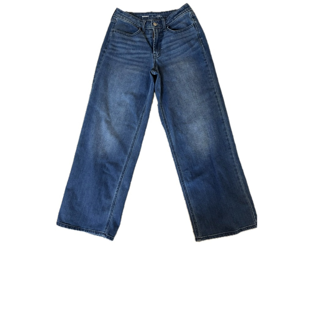 Old Navy Blue Flare Wide Leg Jeans